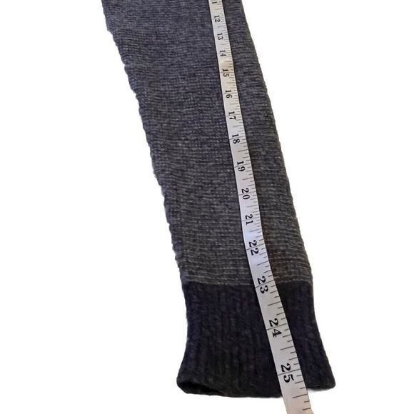 J.CREW Sweatshirt Sweater Crewneck 100% Lambswool Gray Blue Knit Men’s Sz L - Picture 7 of 9